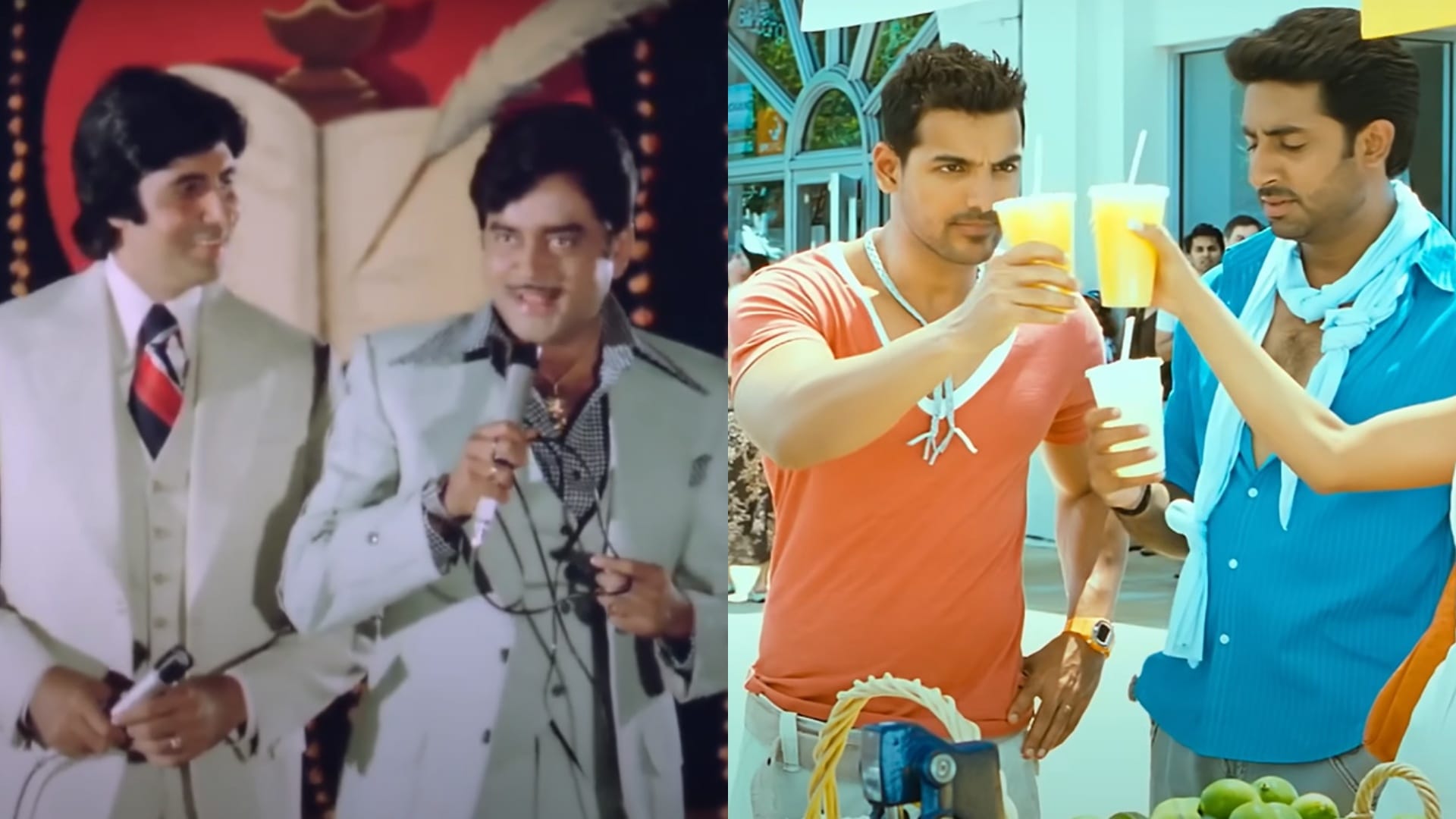 Bollywood Movies Made Twice with the Same Title Jewel Thief Agent Vinod Inteqam Dostana