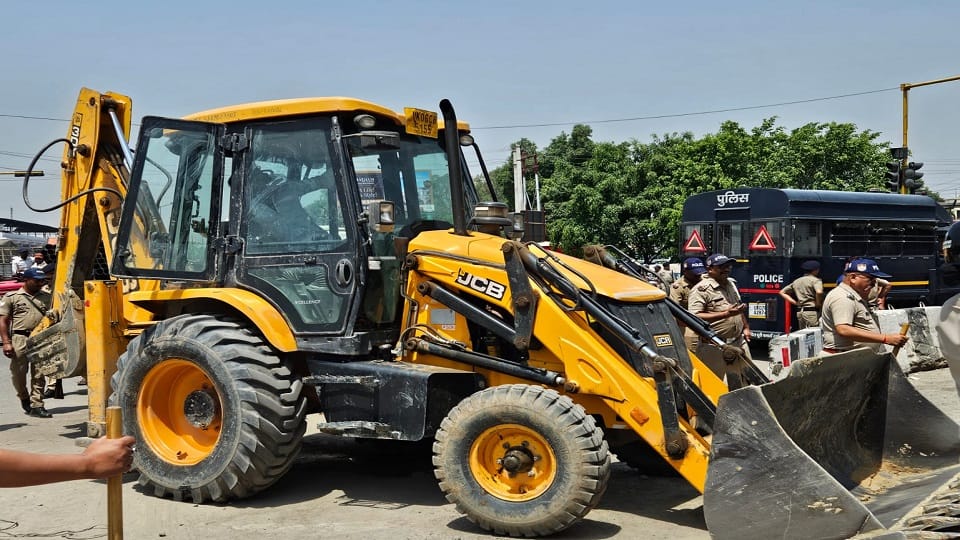 Excavation of Mazar site in Rudrapur started with JCB