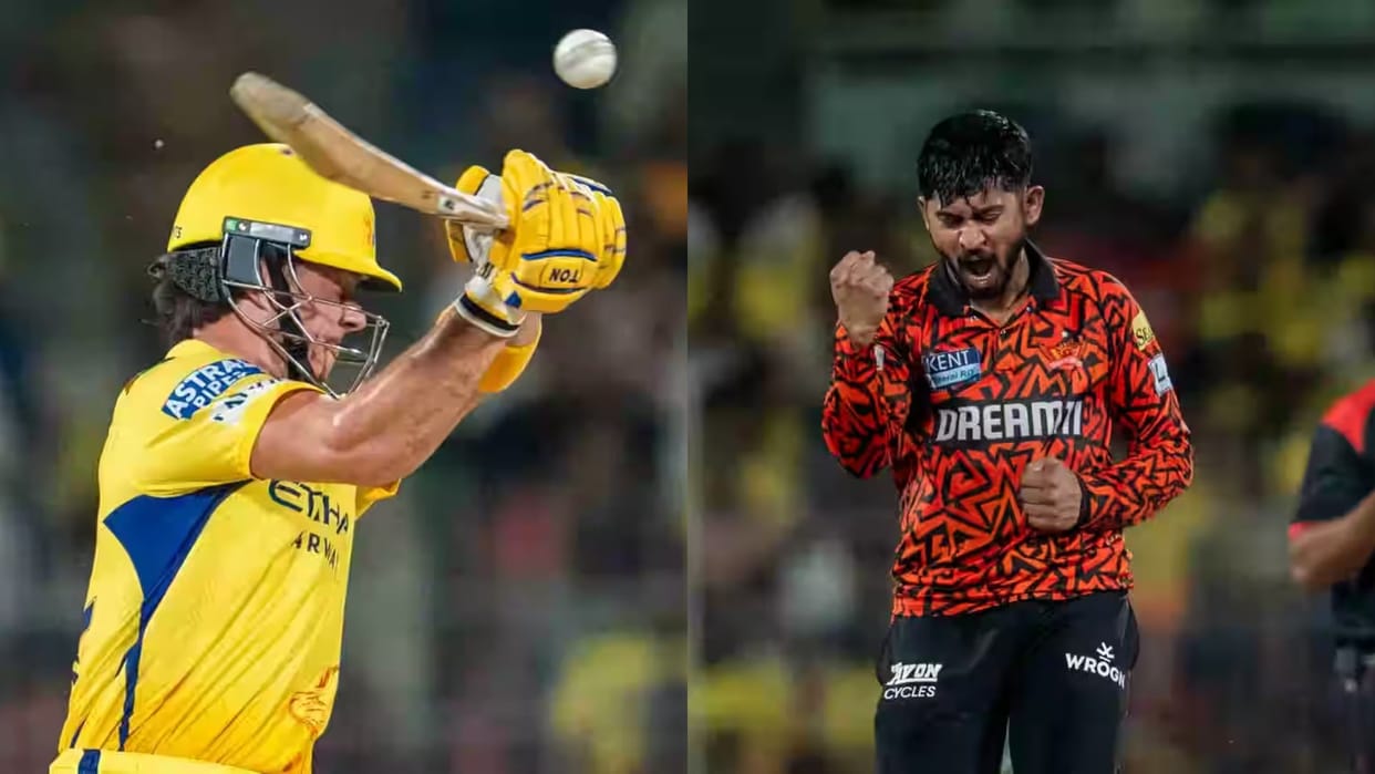 IPL 2025 CSK vs SRH Kamindu Mendis took an amazing catch on the boundary Dewald Brevis was also surprised