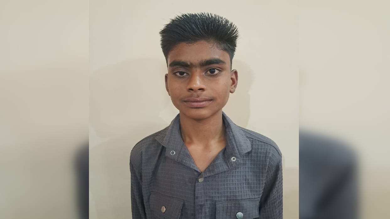 Naman secured 9th position in 10th in Bulandshahr