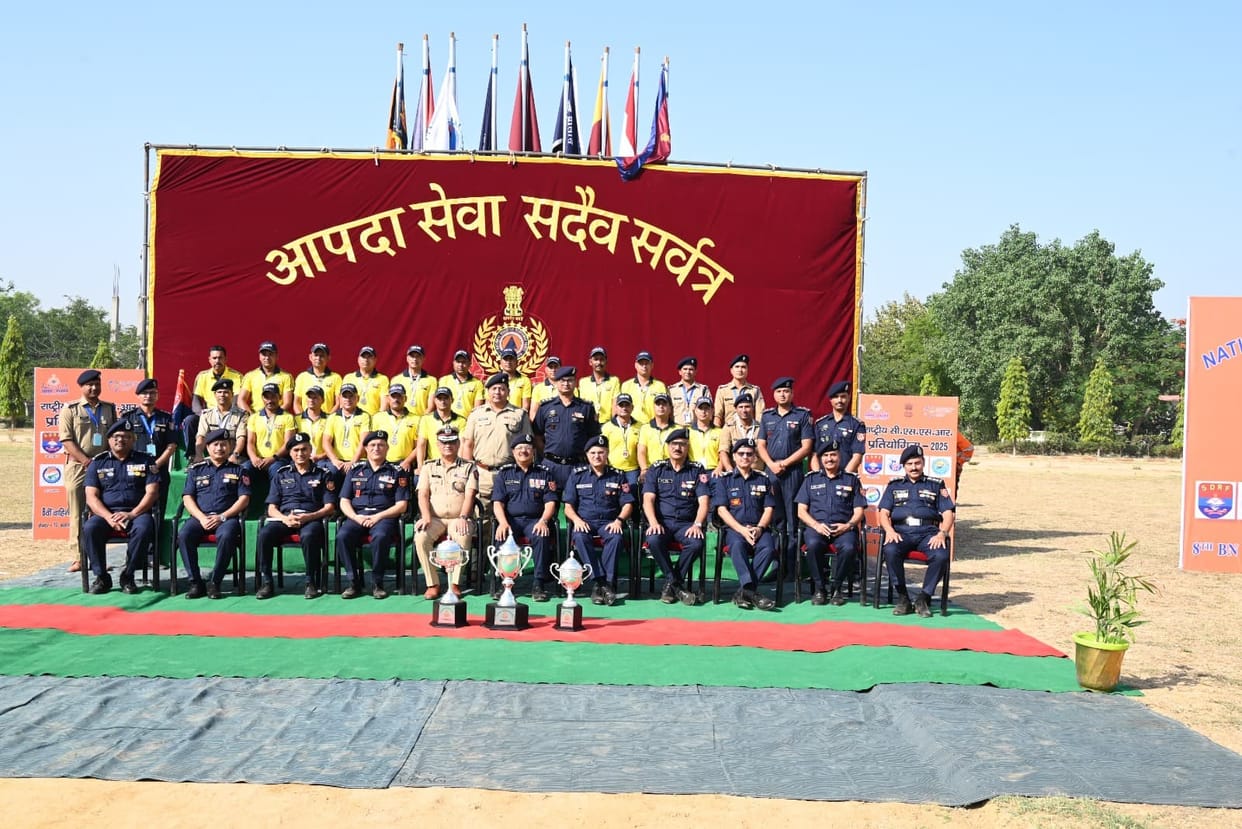 Uttarakhand State SDRF got second place in India in CSSR competition