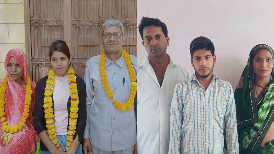 Ration dealer daughter Kajal became district topper in UP Board Intermediate result