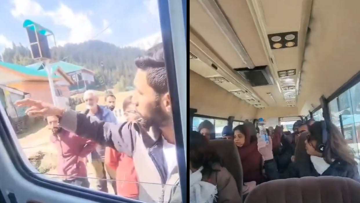 Pahalgam viral video of helping tourists Kashmiri logo ne tourists ki kari help video goes viral