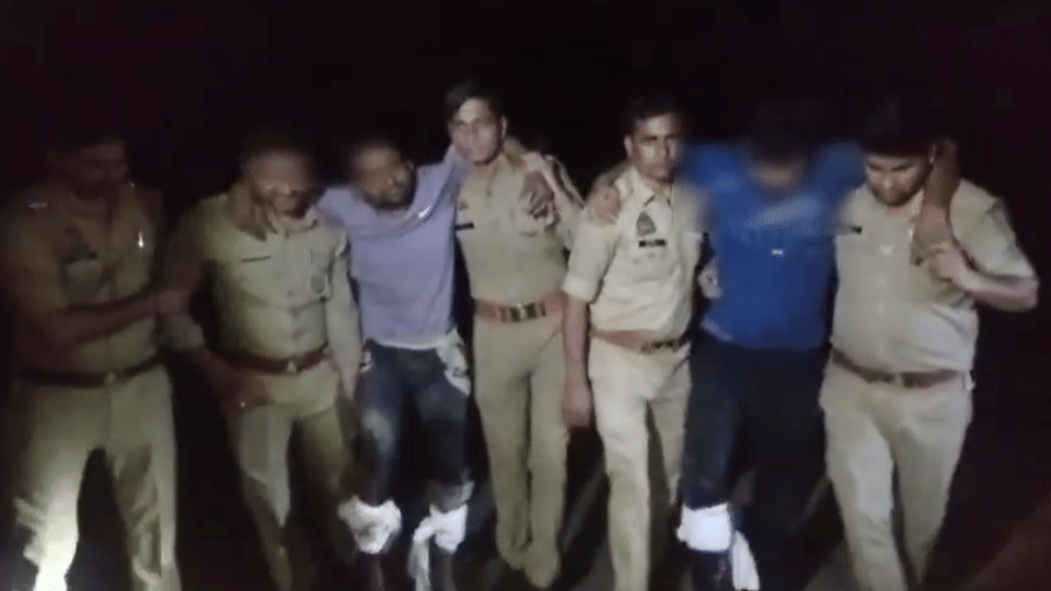 Two wanted criminals nabbed in police encounter