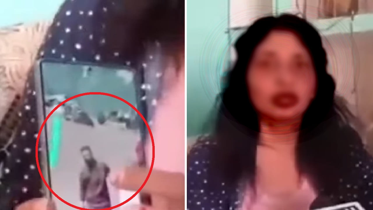 संदिग्ध की फोटो और शिकायतकर्ता महिला