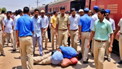 Sikar News: Injured youth suffering after being hit by train at Ringas railway station did not get stretcher