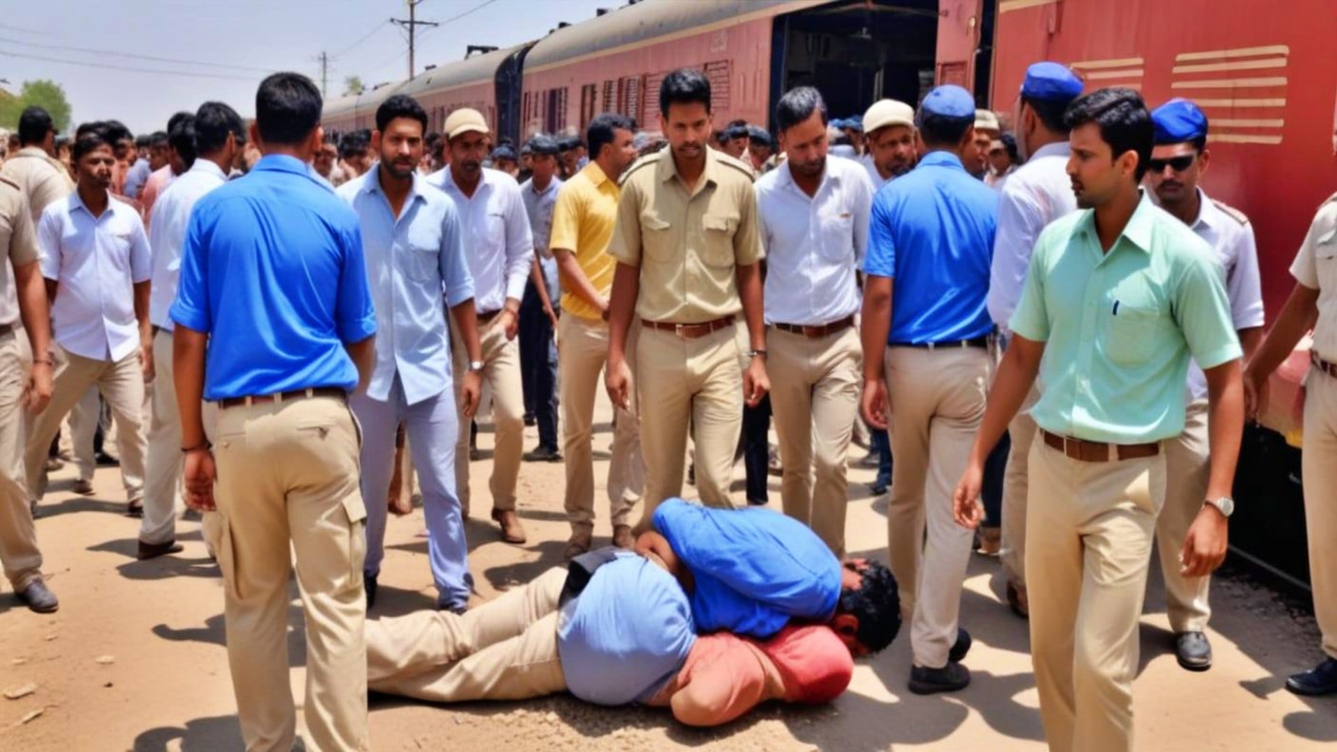 घटनास्थल पर बीस मिनट तक तड़पता रहा घायल युवक