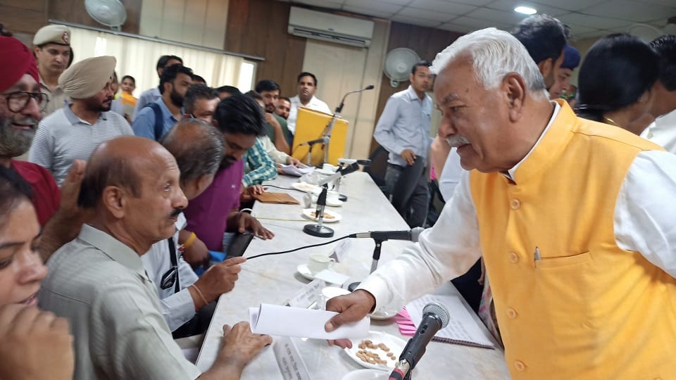 Grievances redressal committee meeting held in Yamunanagar