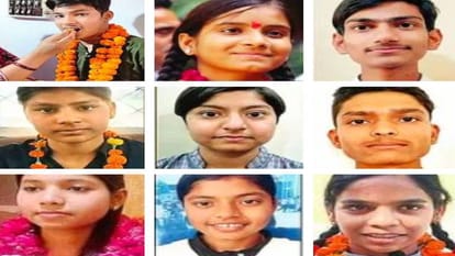 UP Board Result 2025 Story of 10th class students included in top-10 of state