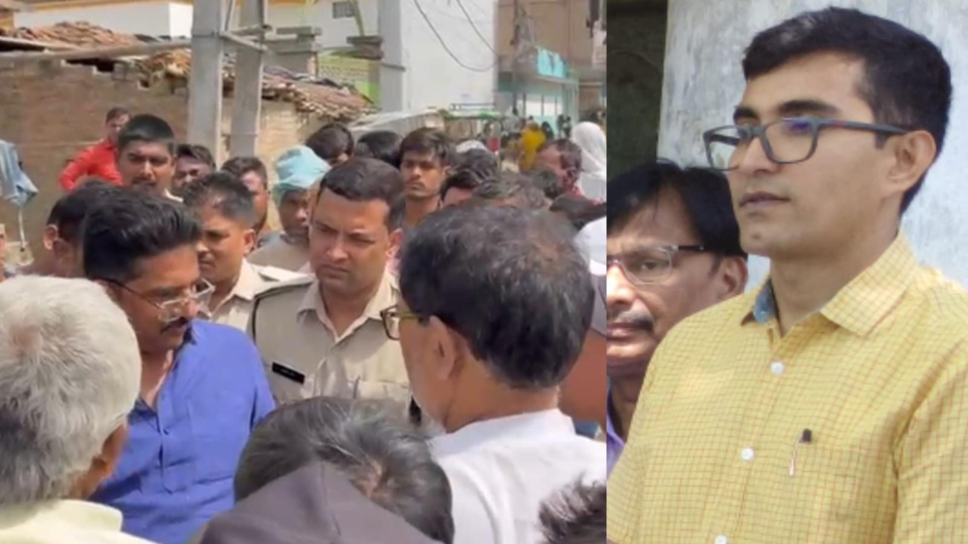 बेगूसराय में एसडीएम पर हुआ हमला।