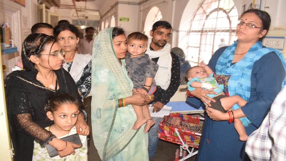 Fire broke out in children ward of Jhansi district hospital