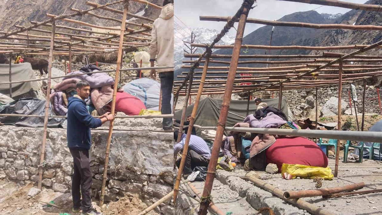 Kedarnath Yatra is starting from May 2 Shops started getting decorated more than 500 people reached Dham