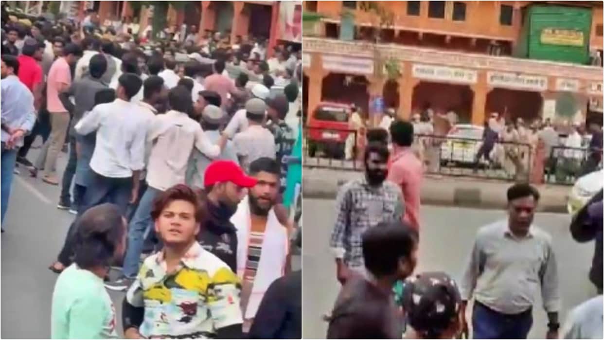 Pahalgam attack: police chased away Muslims by lathicharge Johri Bazar closed Jaipur Bal Mukundacharya arrest