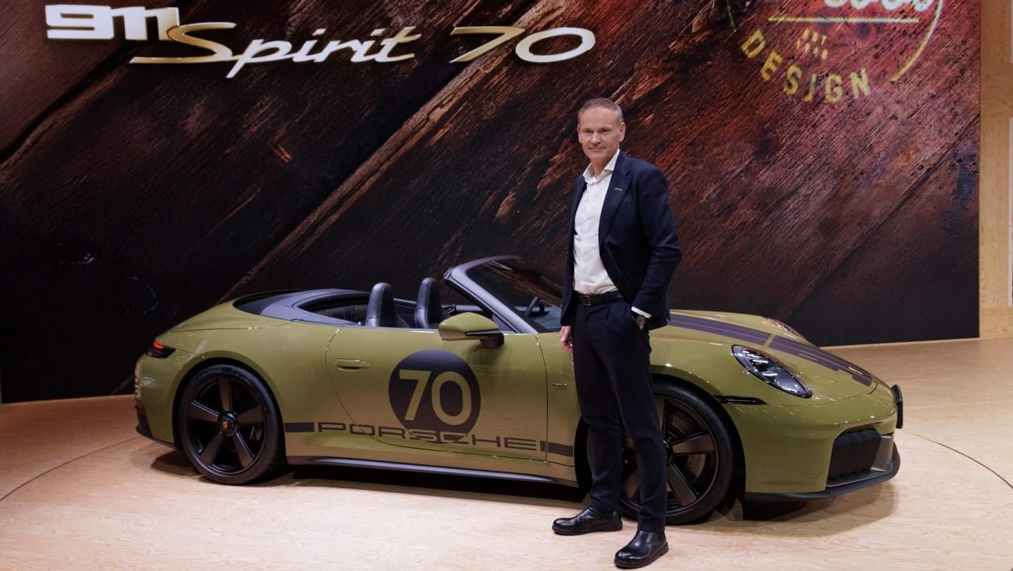 Porsche 911 Spirit 70 unveiled at Shanghai Auto Show Its special-edition convertible with design language of 1