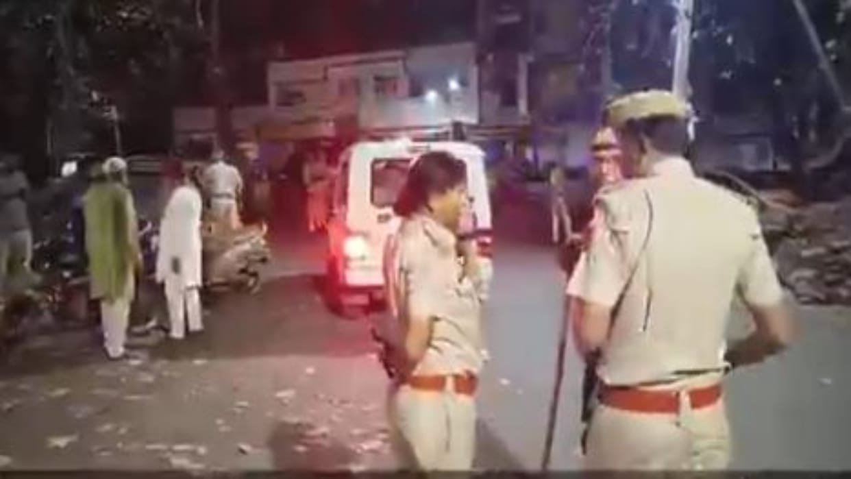 Udaipur: Drunken youths attacked Maulana, people reached Bhupalpura police station in large numbers