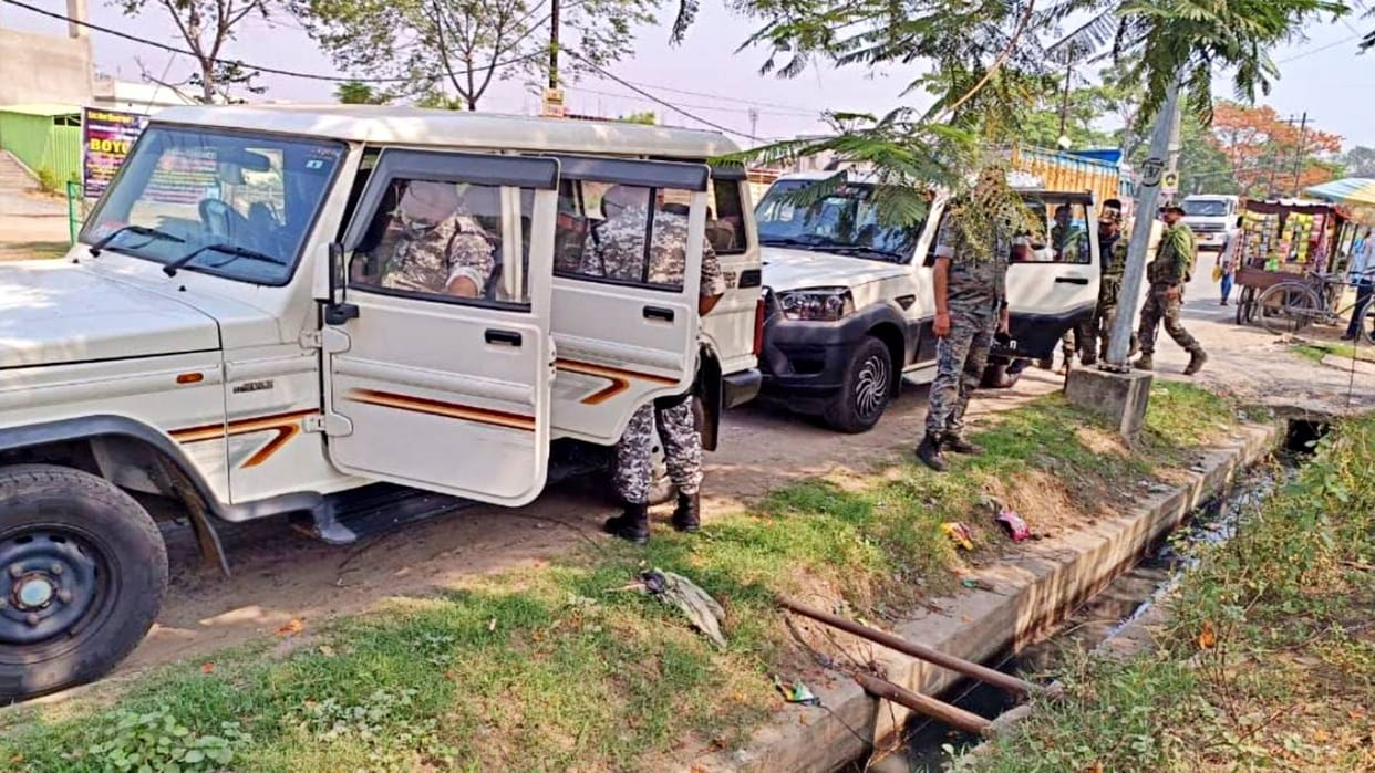 Ranchi News link of terrorist attack reached Dhanbad ATS raided Wasseypur detained four people