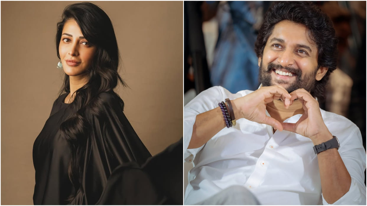 Actress Shruti Haasan Surprise Visit To Meet Actor Nani During Hit 3 Promotion