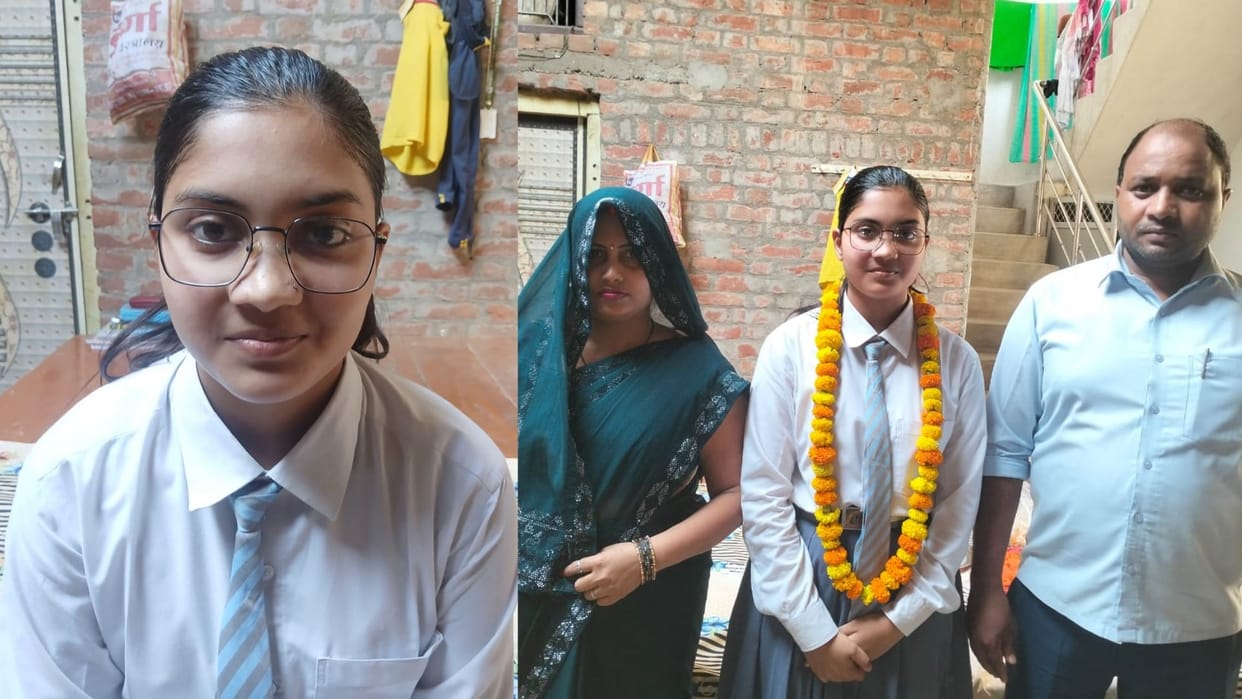Farmer daughter achieved success became topper in intermediate after high school