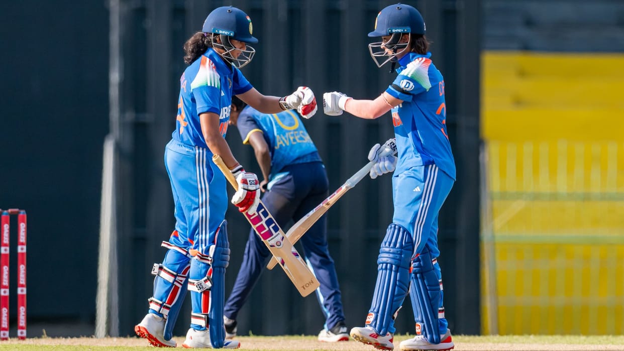IND W vs SL W Highlights: India Women Beats Sri Lanka Women 1st ODI Match Smriti Mandhana Harleen Innings
