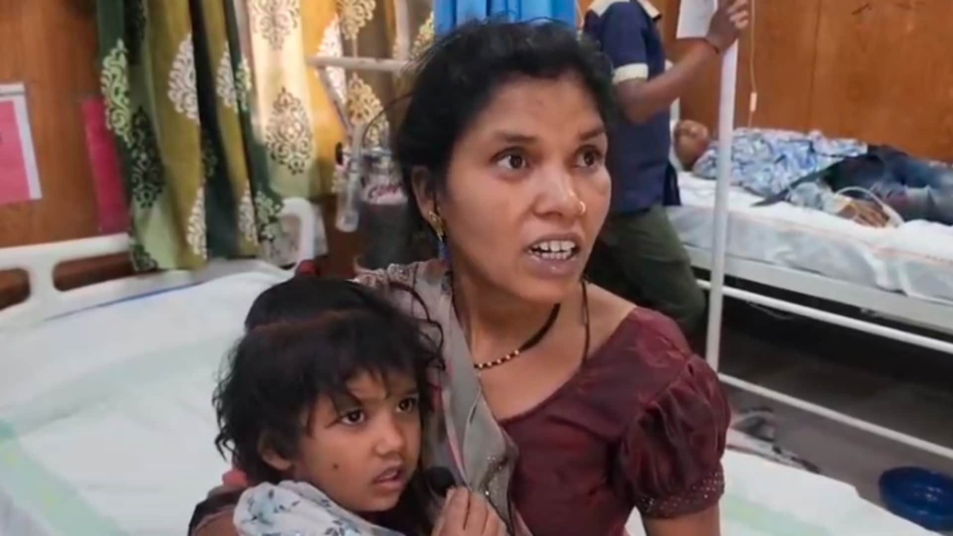 Mandsaur Accident: A speeding car first crushed a bike rider and then fell into a well, they going to temple