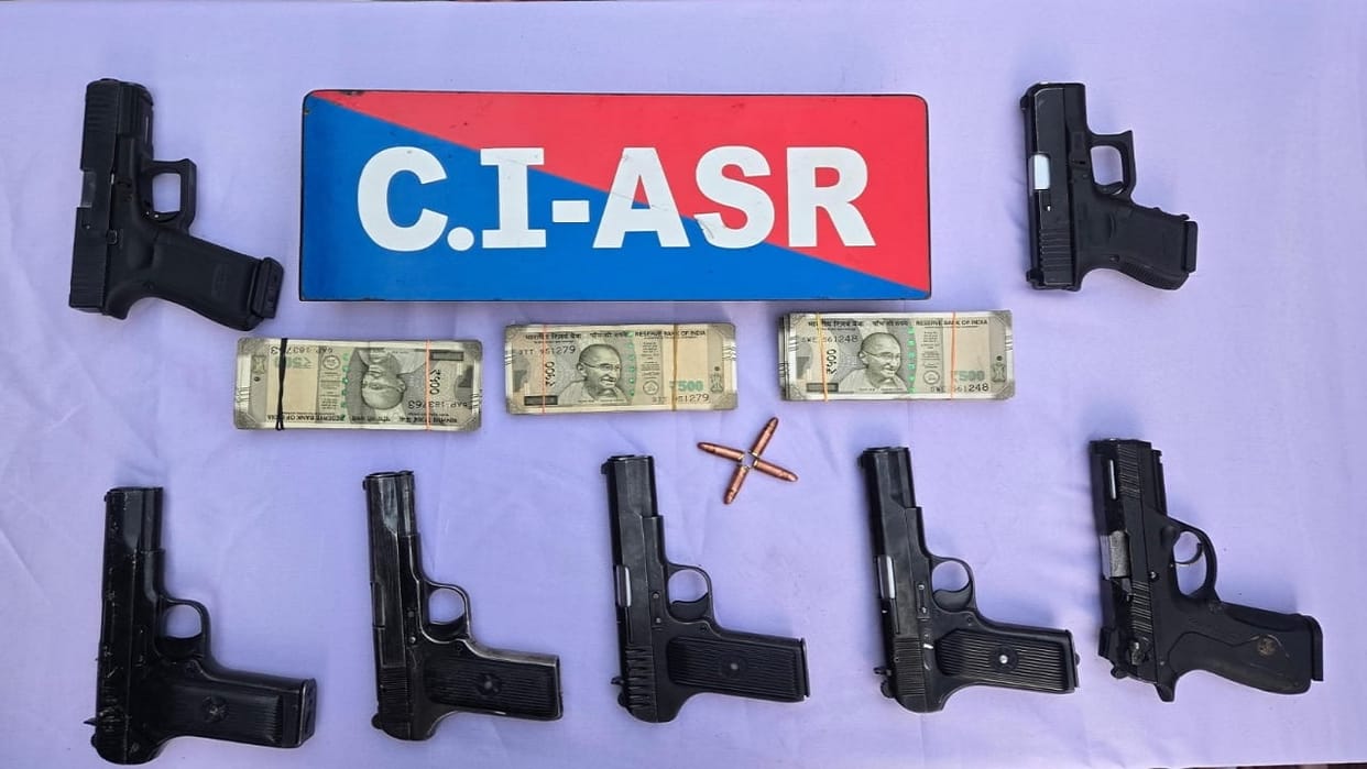Counter Intelligence busted arms smuggling case linked to Pakistan in Amritsar, Abhishek arrested