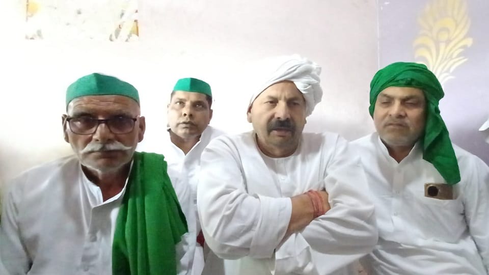 Saharanpur: Tikait said - stopping the water of Indus river is wrong.