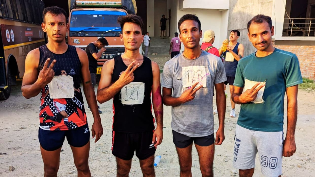 Cross Country Six out of 44 athletes of 34th Corps won medals second in table