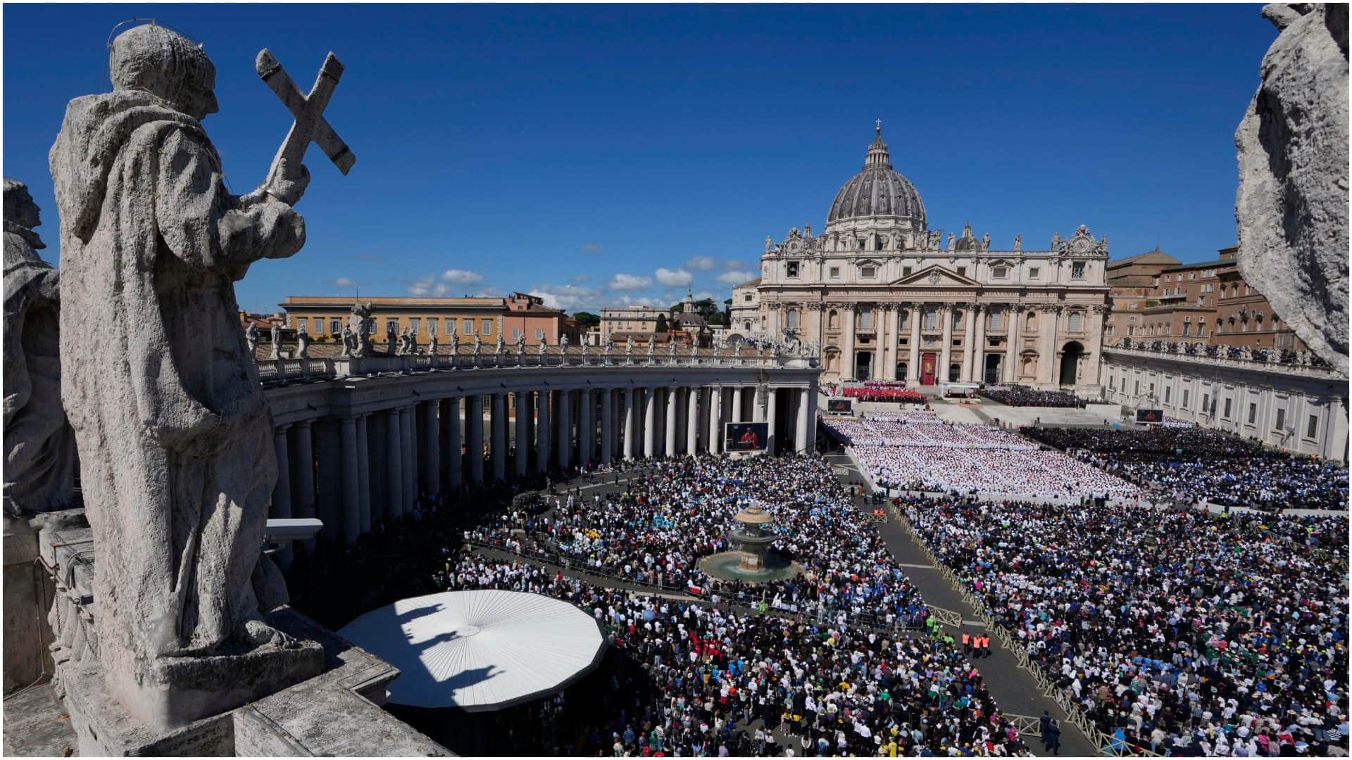 Pope Francis Funeral Photos: Cardinals perform rite of burial for Pope Francis at Rome St Mary Major Basilica