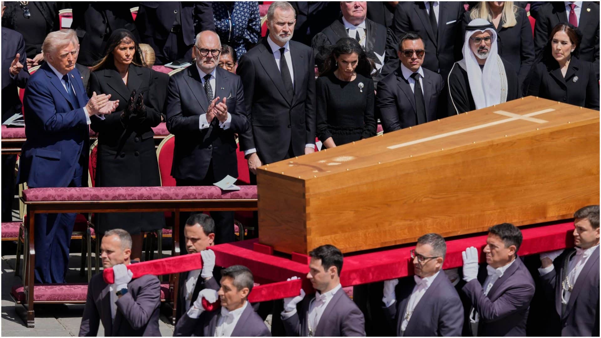 Pope Francis Funeral Photos: Cardinals perform rite of burial for Pope Francis at Rome St Mary Major Basilica