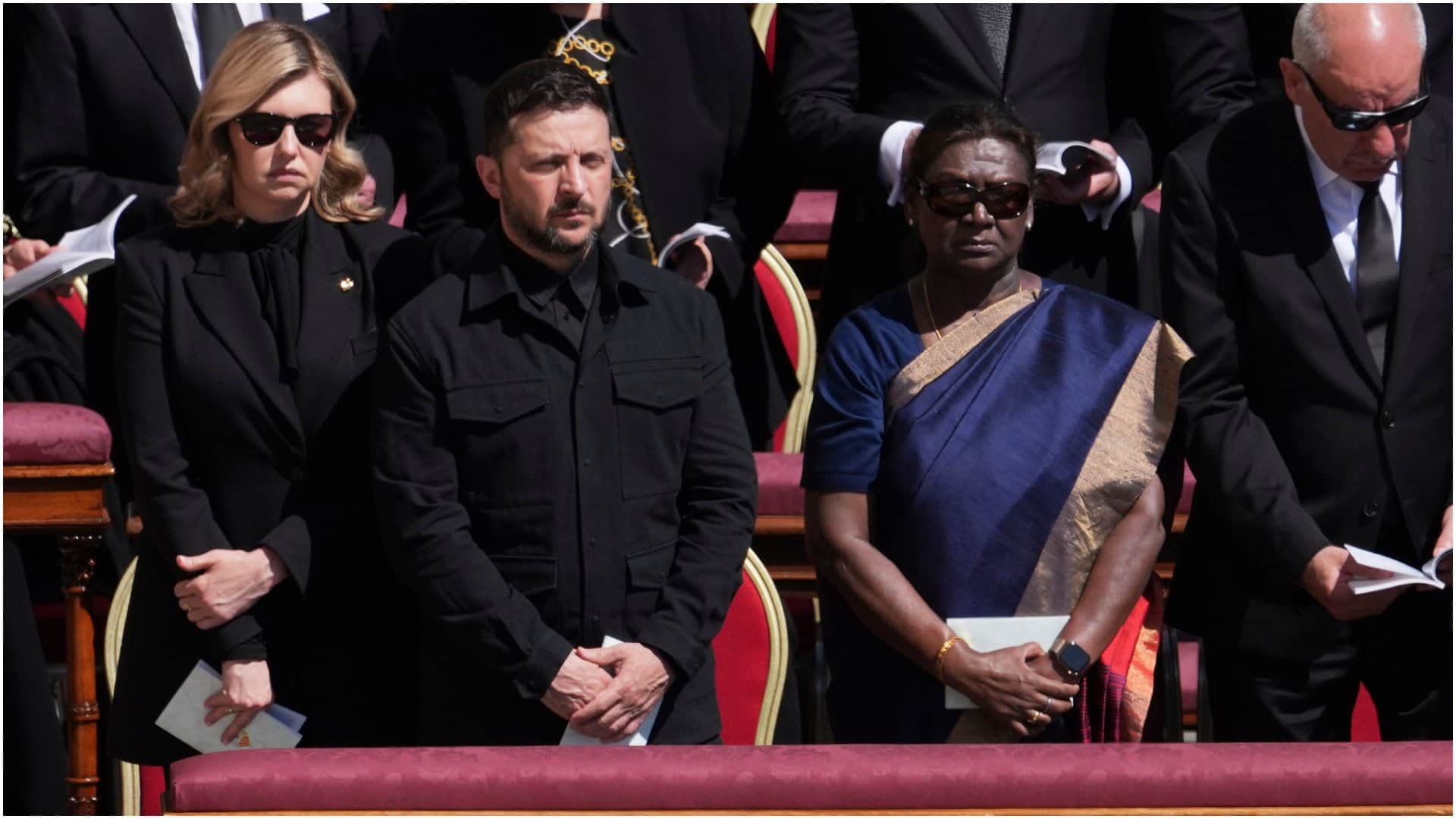 Pope Francis Funeral Photos: Cardinals perform rite of burial for Pope Francis at Rome St Mary Major Basilica