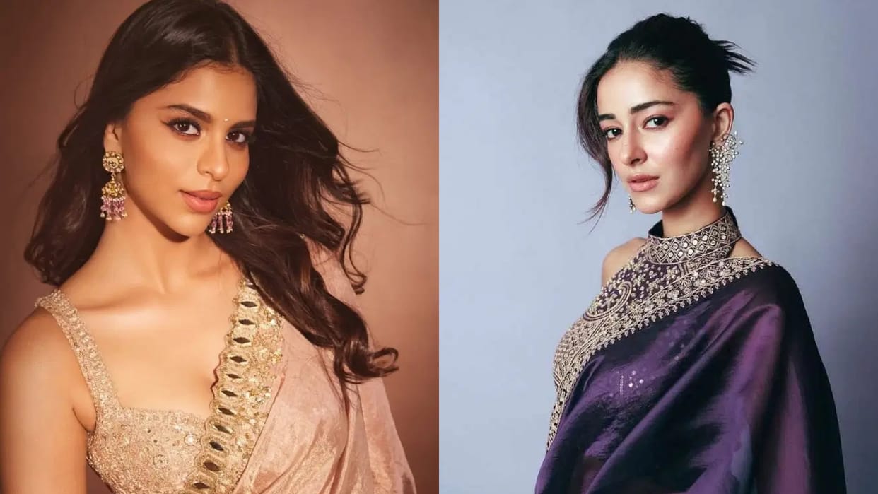Ananya Pandey Suhana Khan Reaction Video Viral After They SeeThe Paparazzi