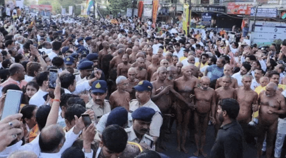Indore News: Historic Jain Saints Procession in Indore, Millions Participate in Pattacharya Mahotsav