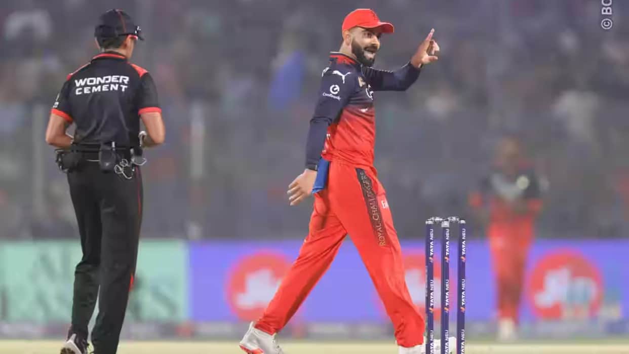 IPL 2025 DC vs RCB Virat Kohli made a big record as a fielder equaled Ravindra Jadeja in terms of runouts