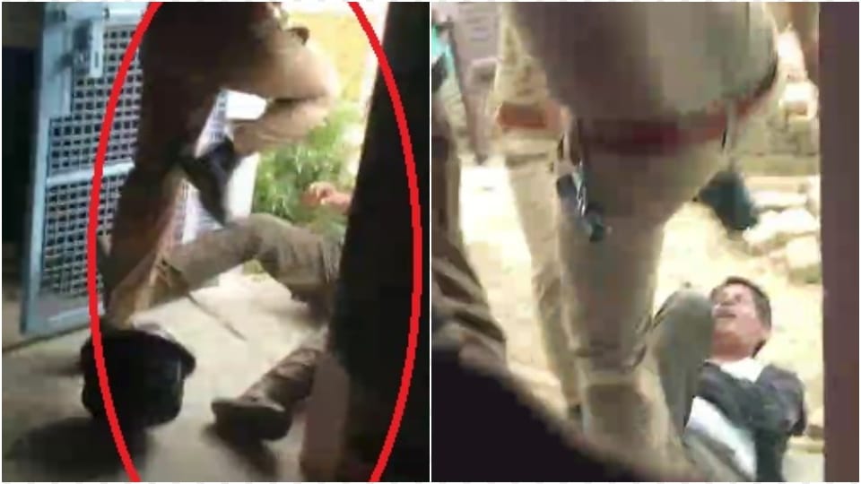 UP Police personnel entered house and beat up youth video of assault went viral
