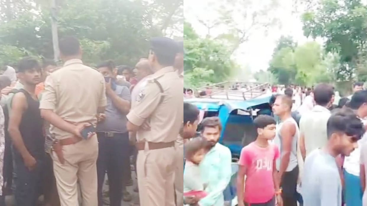 Bihar Road Accident Two teachers died five people injured in collision between truck and auto in Samastipur
