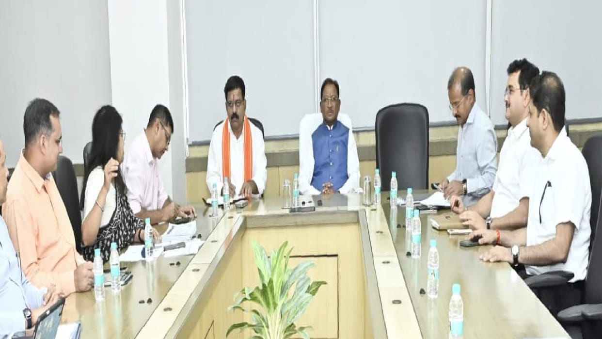 CM Vishnudep Sai reviewed works of CG Panchayat and Rural Development  Department