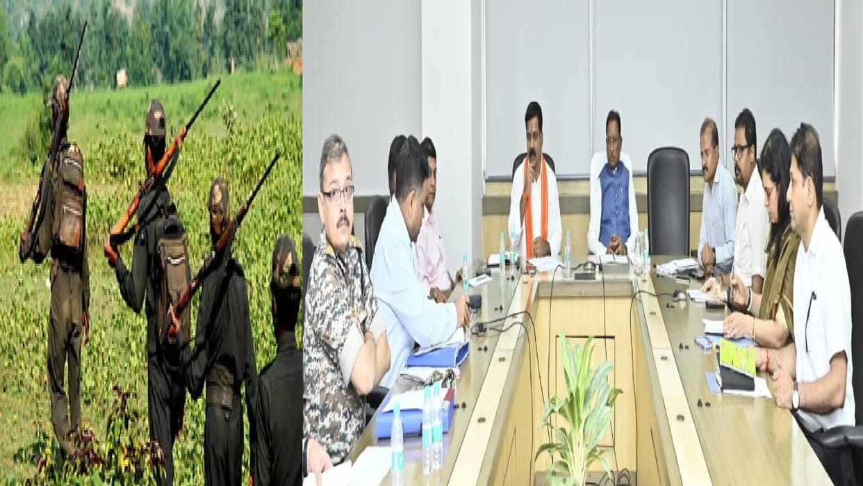 CM Vishnudeo Sai reviewed Naxal eradication campaign in chhattisgarh