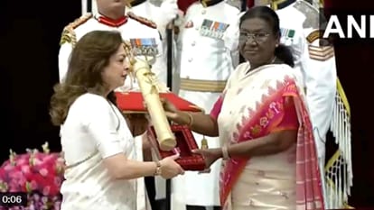 Director Shekhar Kapur actor Ajith Kumar and others receives Padma Bhushan award from President Droupadi Murmu