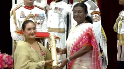 Director Shekhar Kapur actor Ajith Kumar and others receives Padma Bhushan award from President Droupadi Murmu