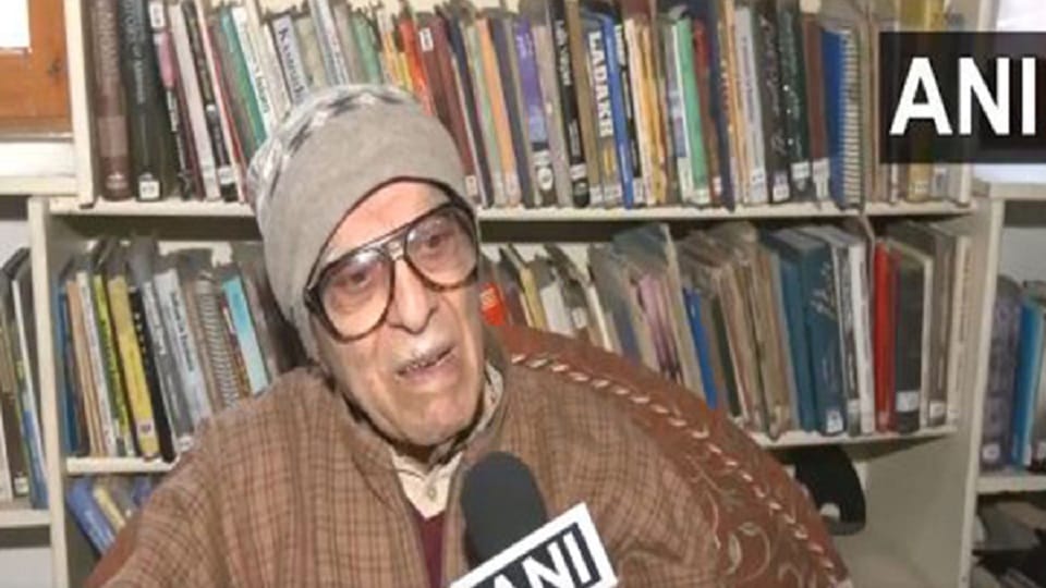 Congress leader Saifuddin Soz statement We should accept what Pakistan is saying dialogue is very important