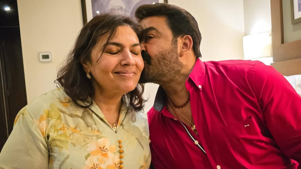 south actor Mohanlal wishes wife Happy Anniversary says Dearest Suchi Forever grateful for you forever yours