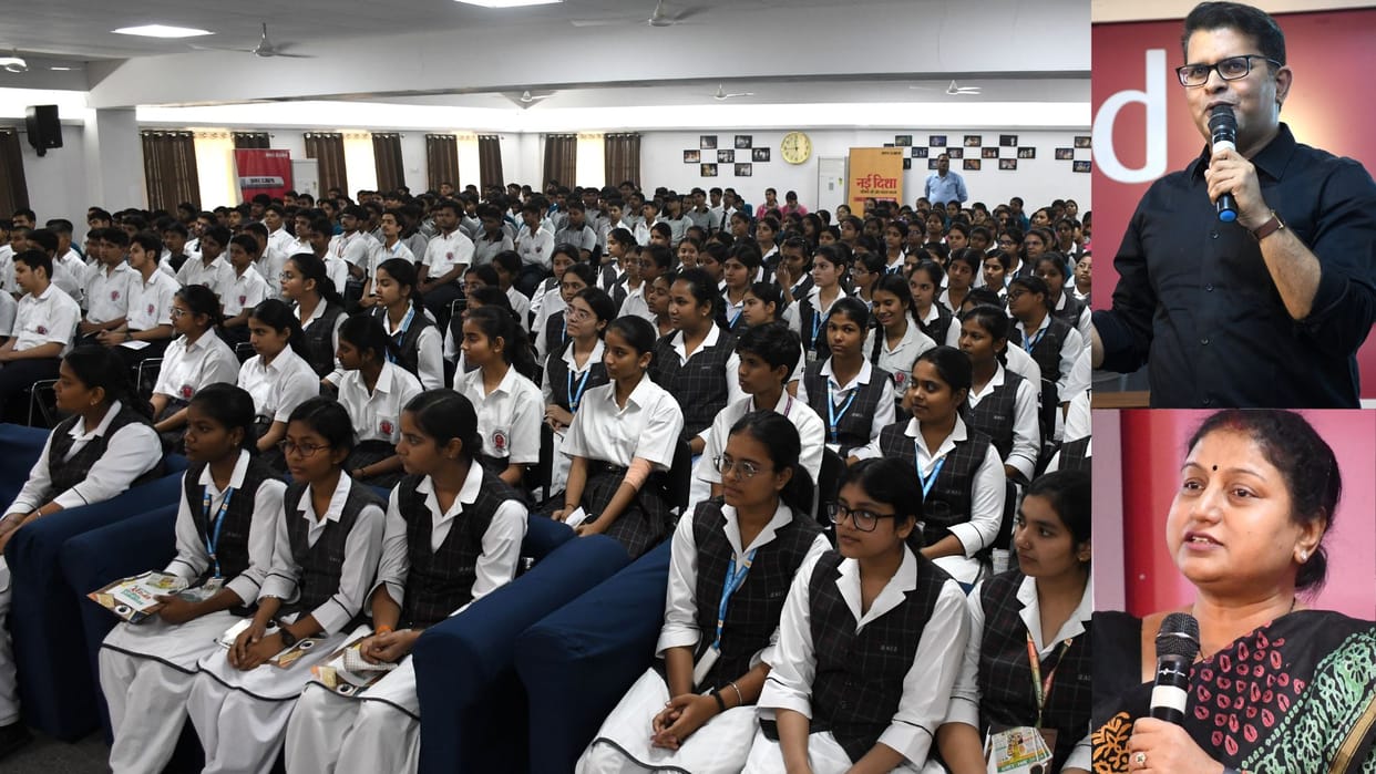 Psychiatrist Dr. Laxman Kumar inspired and motivated the children in Nayi Disha program in varanasi