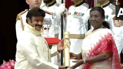 Director Shekhar Kapur actor Ajith Kumar and others receives Padma Bhushan award from President Droupadi Murmu