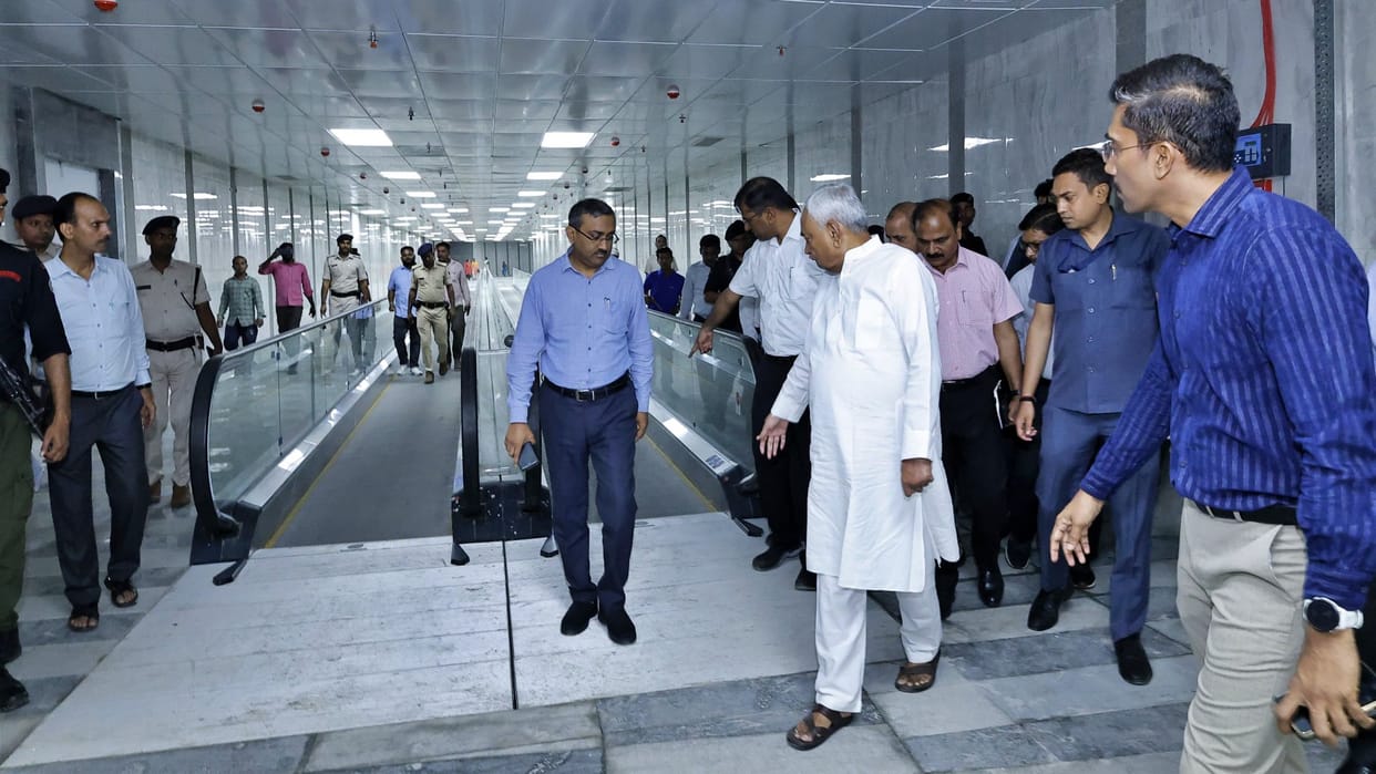 Patna News: CM Nitish inspected subway and double-decker flyover, instructed to complete work soon
