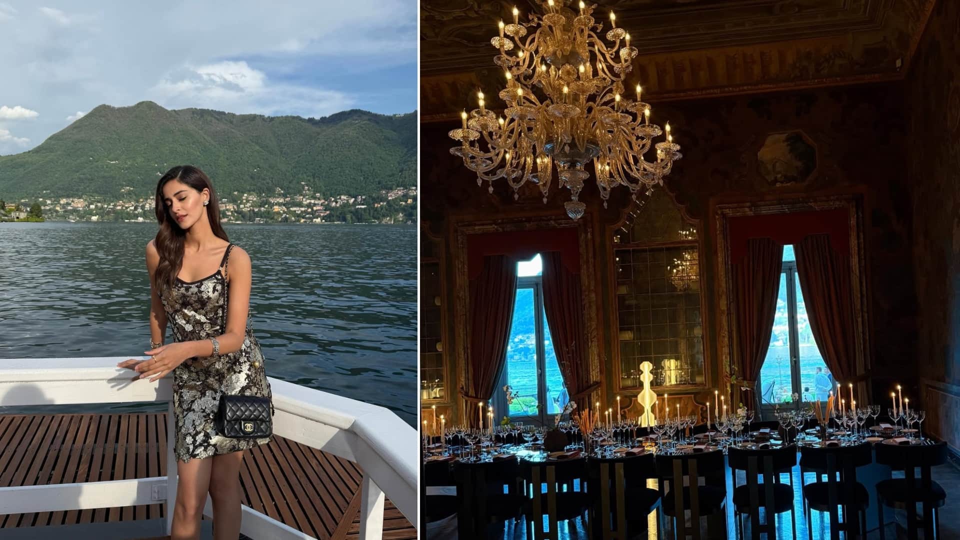 kesari chapter 2 actress ananya panday vacation Villa D Este Lake Como Italy photos navya nanda comment viral