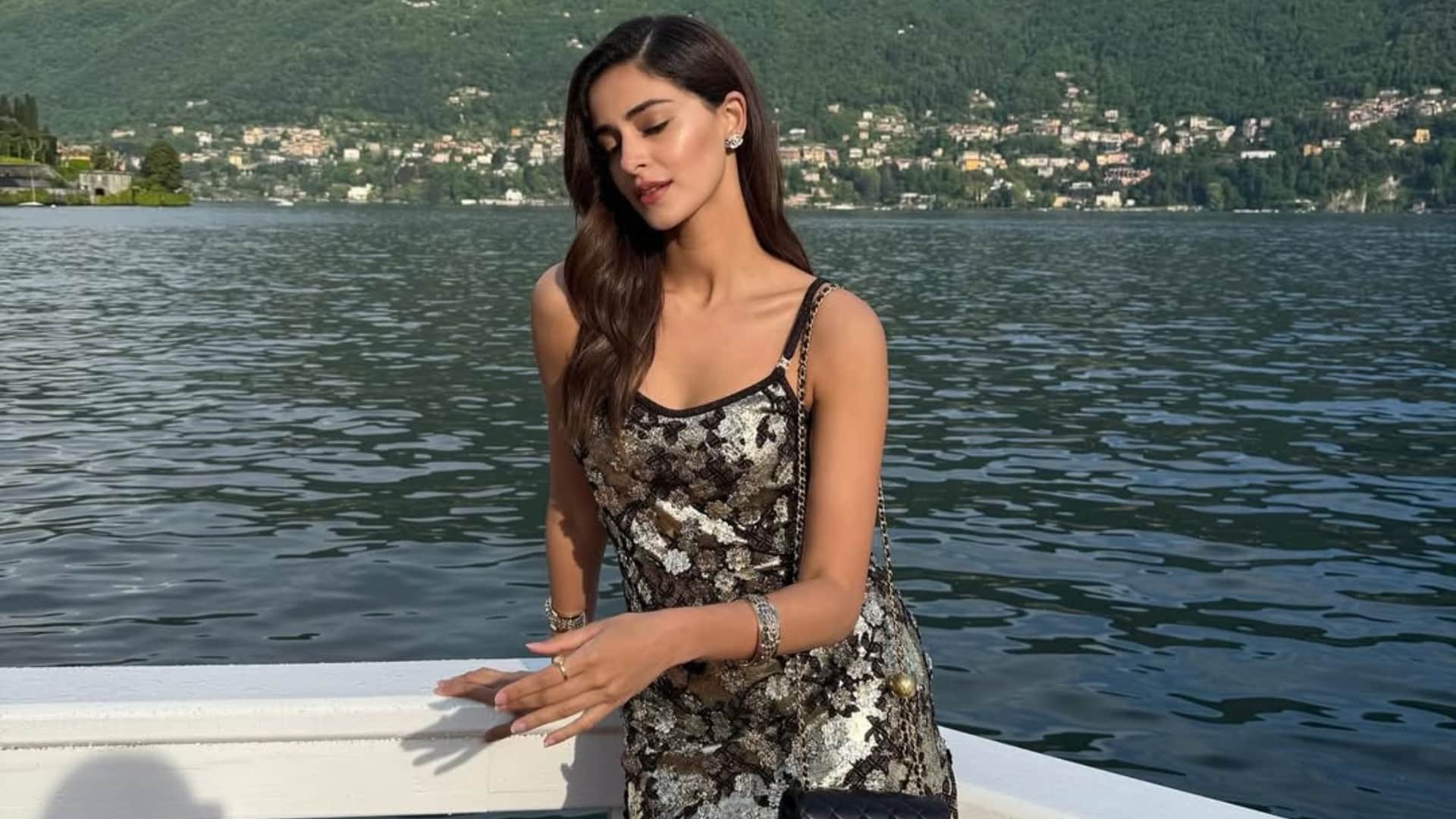 kesari chapter 2 actress ananya panday vacation Villa D Este Lake Como Italy photos navya nanda comment viral