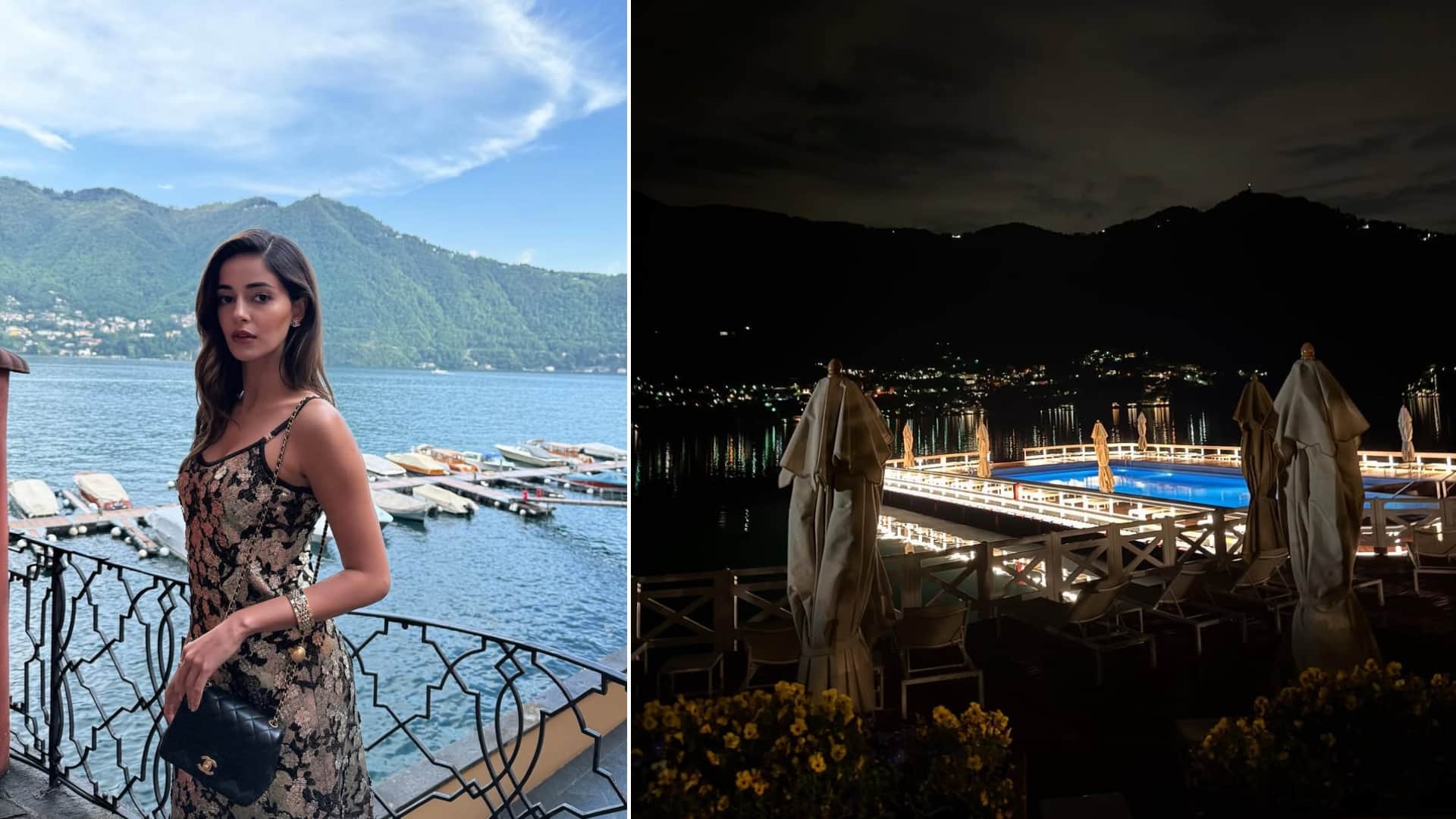 kesari chapter 2 actress ananya panday vacation Villa D Este Lake Como Italy photos navya nanda comment viral