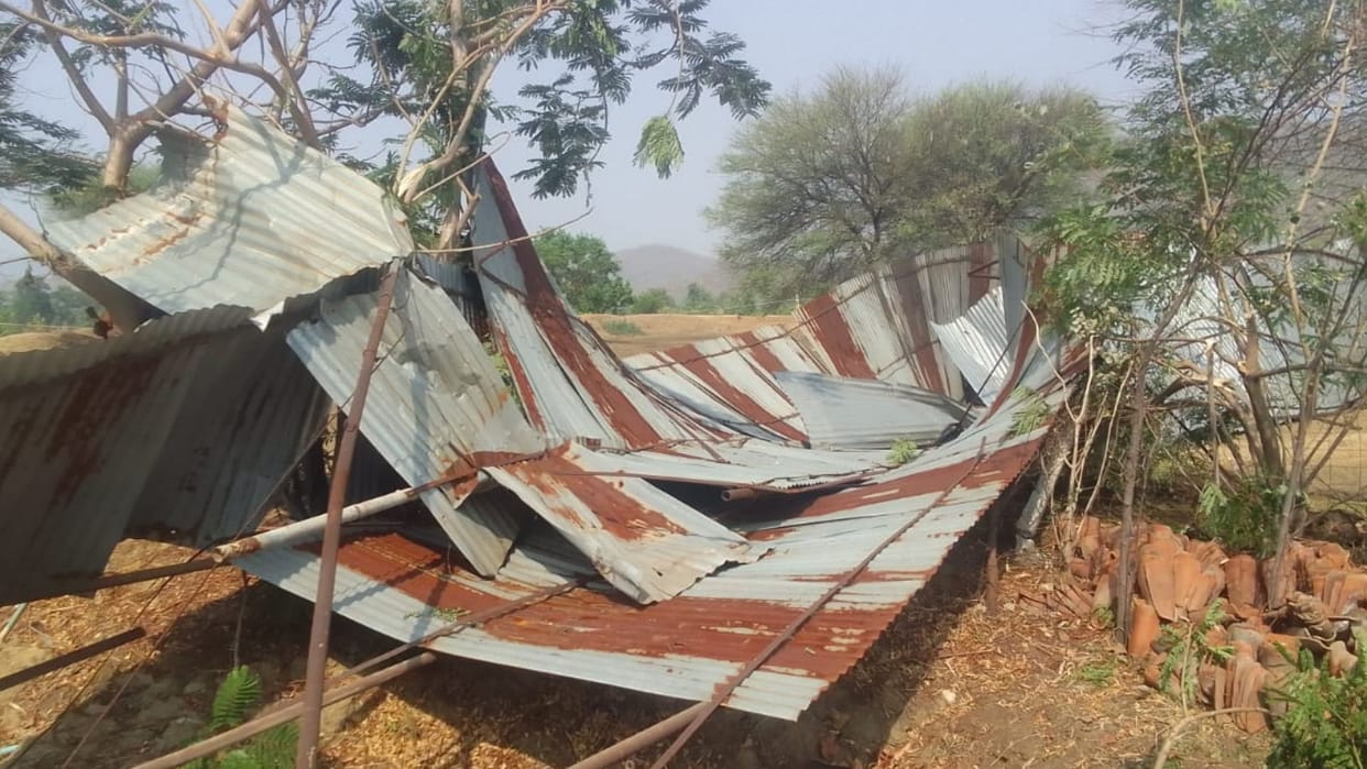 Electricity supply disrupted due to storm and rain in Korba