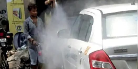 Kanpur Operation of vehicle washing centers banned for two months campaign to shut them down begin from today