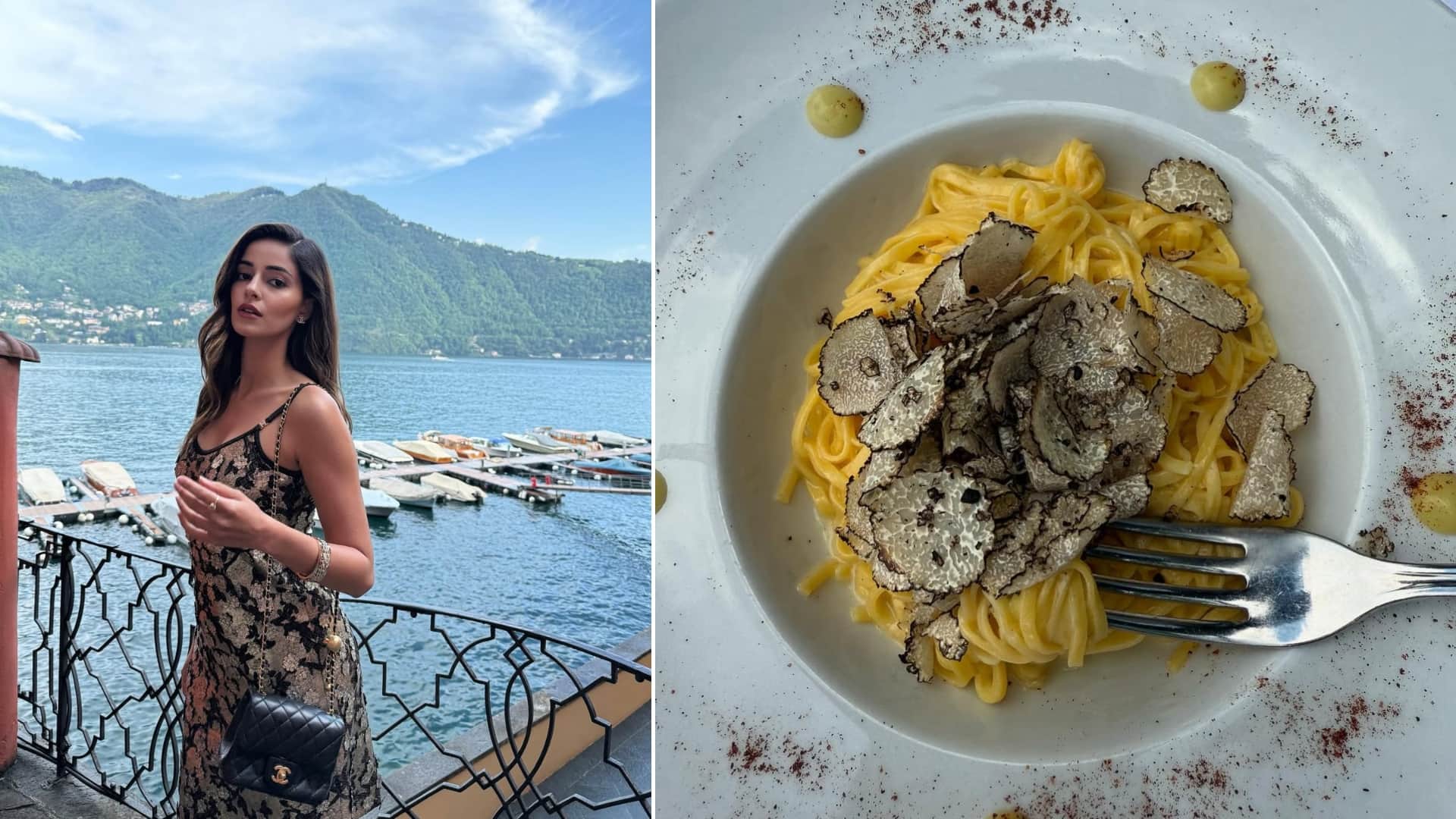 kesari chapter 2 actress ananya panday vacation Villa D Este Lake Como Italy photos navya nanda comment viral